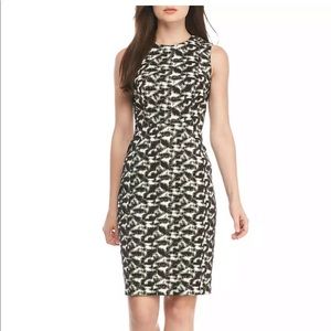 Calvin Klein Printed Sheath Dress